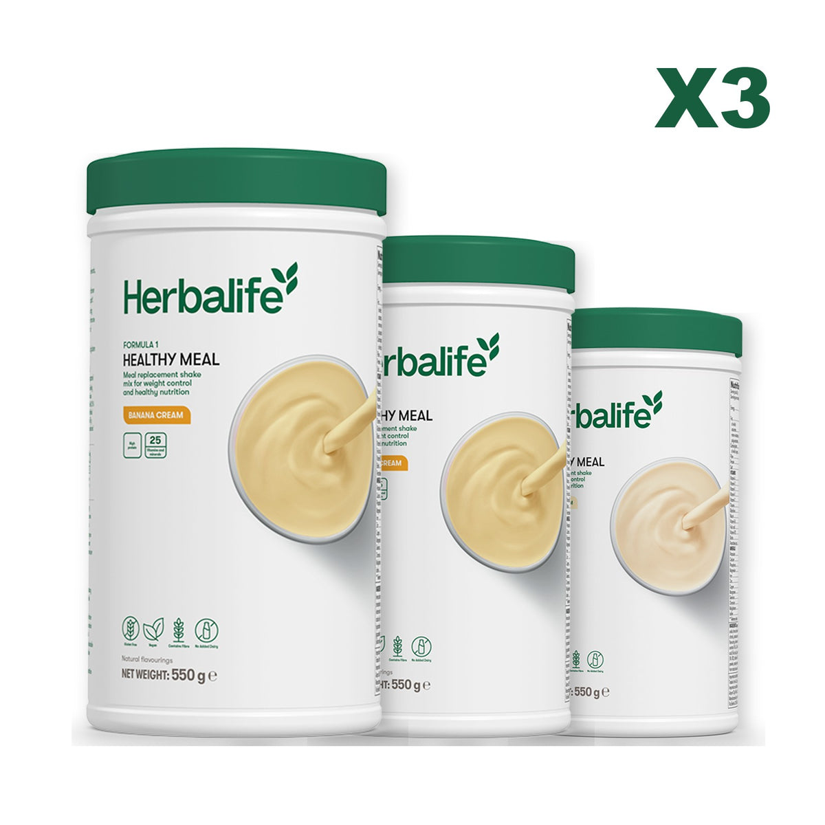 Formula 1 Banana Cream plus 2 flavours of your choice - Banana Cream / Vanilla