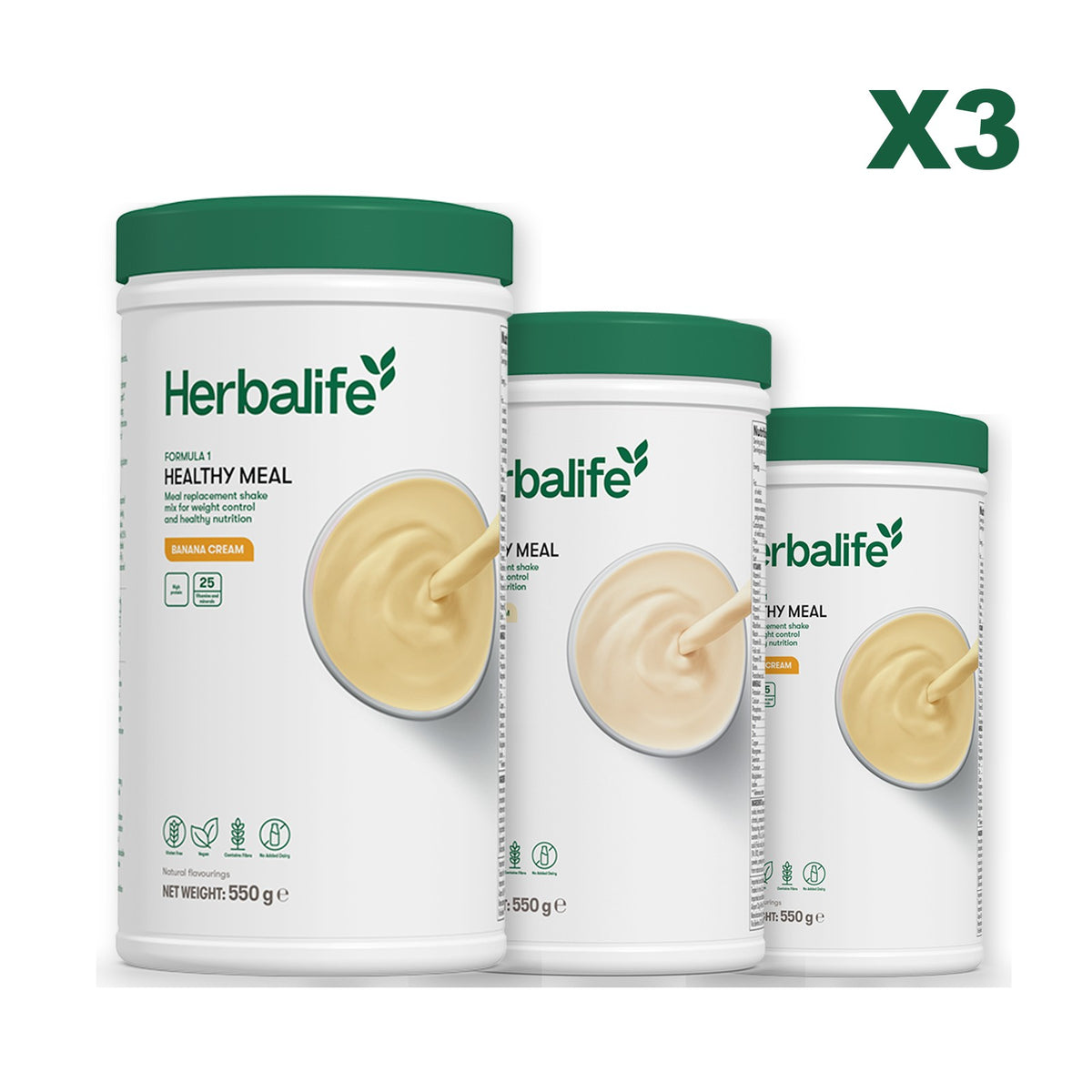 Formula 1 Banana Cream plus 2 flavours of your choice - Vanilla / Banana Cream