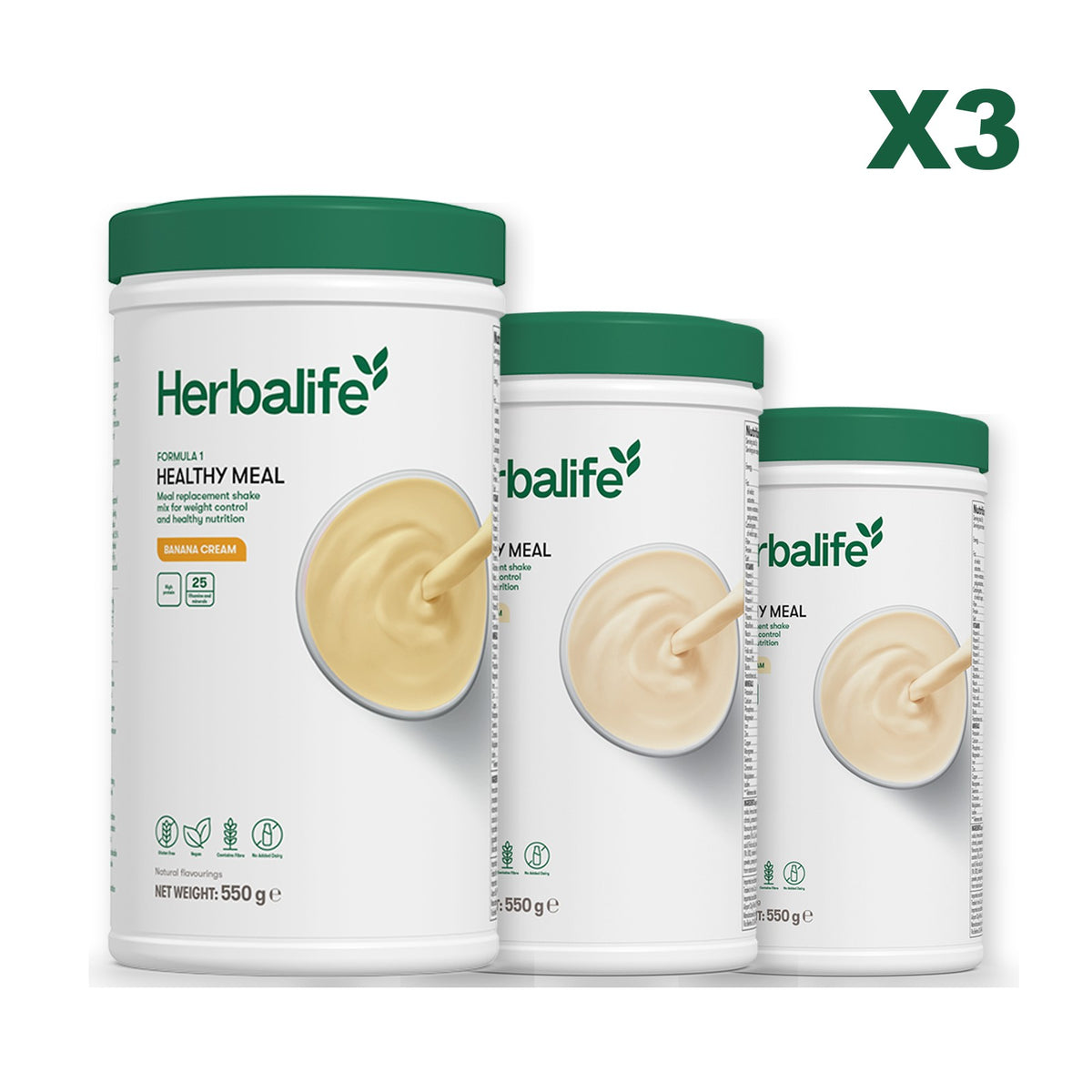 Formula 1 Banana Cream plus 2 flavours of your choice - Vanilla / Vanilla