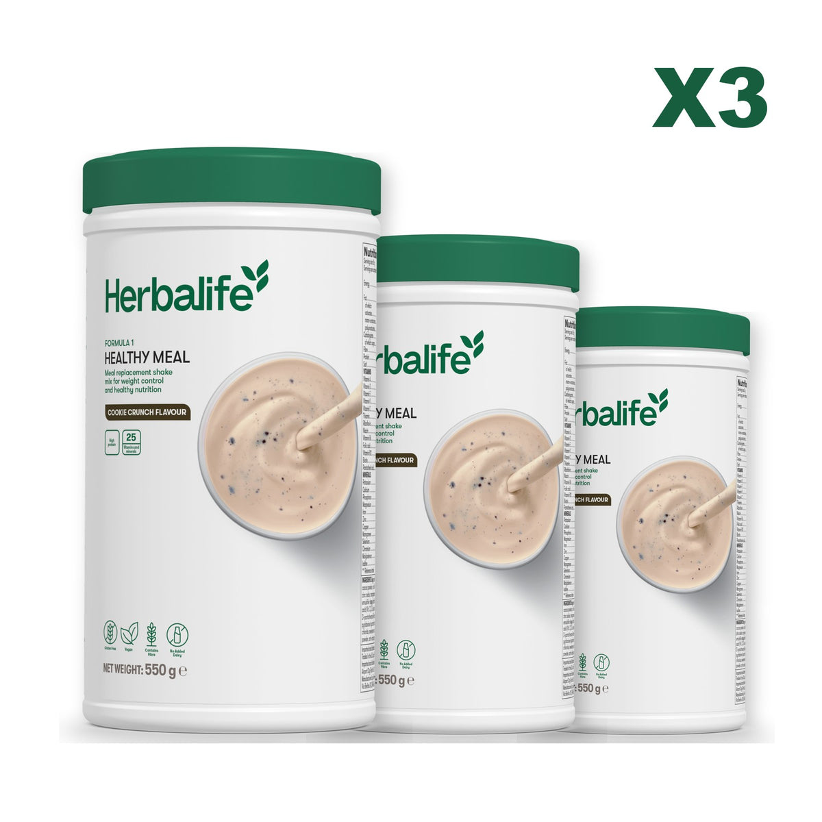 Formula 1 Cookie Crunch plus 2 flavours of your choice - Cookie Crunch / Cookie Crunch