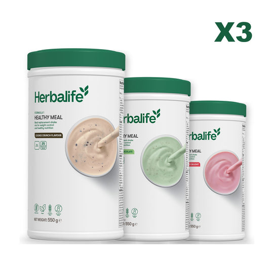 Formula 1 Cookie Crunch plus 2 flavours of your choice - Mint Chocolate / Strawberry