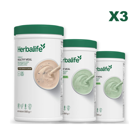 Formula 1 Cookie Crunch plus 2 flavours of your choice - Mint Chocolate / Mint Chocolate