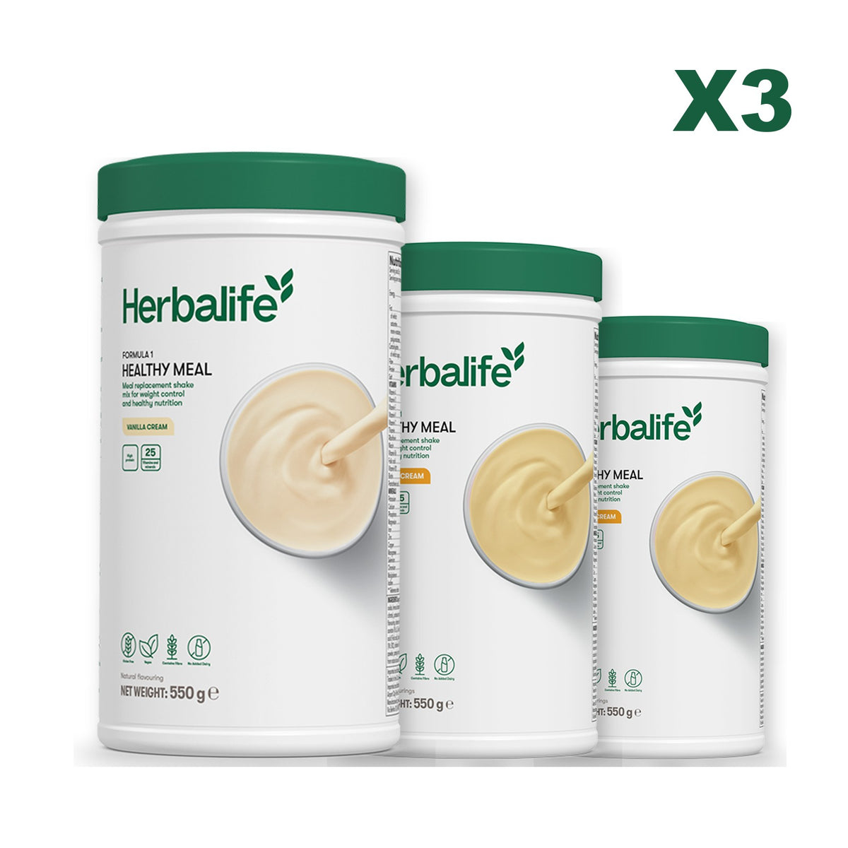 Formula 1 Vanilla plus 2 flavours of your choice - Banana Cream / Banana Cream