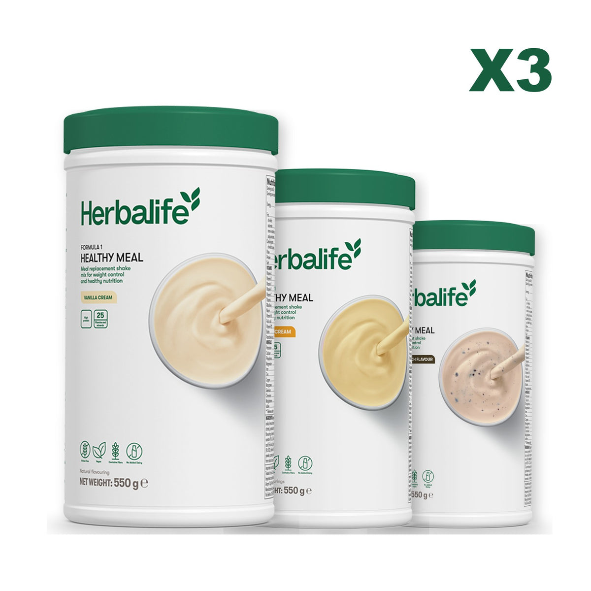Formula 1 Vanilla plus 2 flavours of your choice - Banana Cream / Cookie Crunch