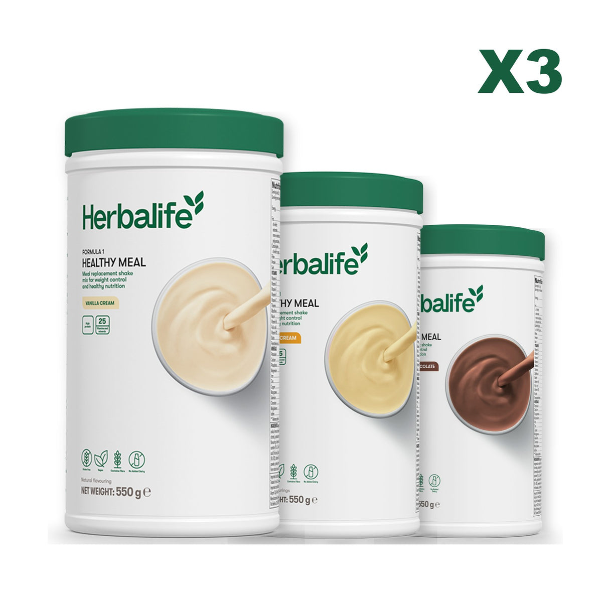 Formula 1 Vanilla plus 2 flavours of your choice - Banana Cream / Chocolate
