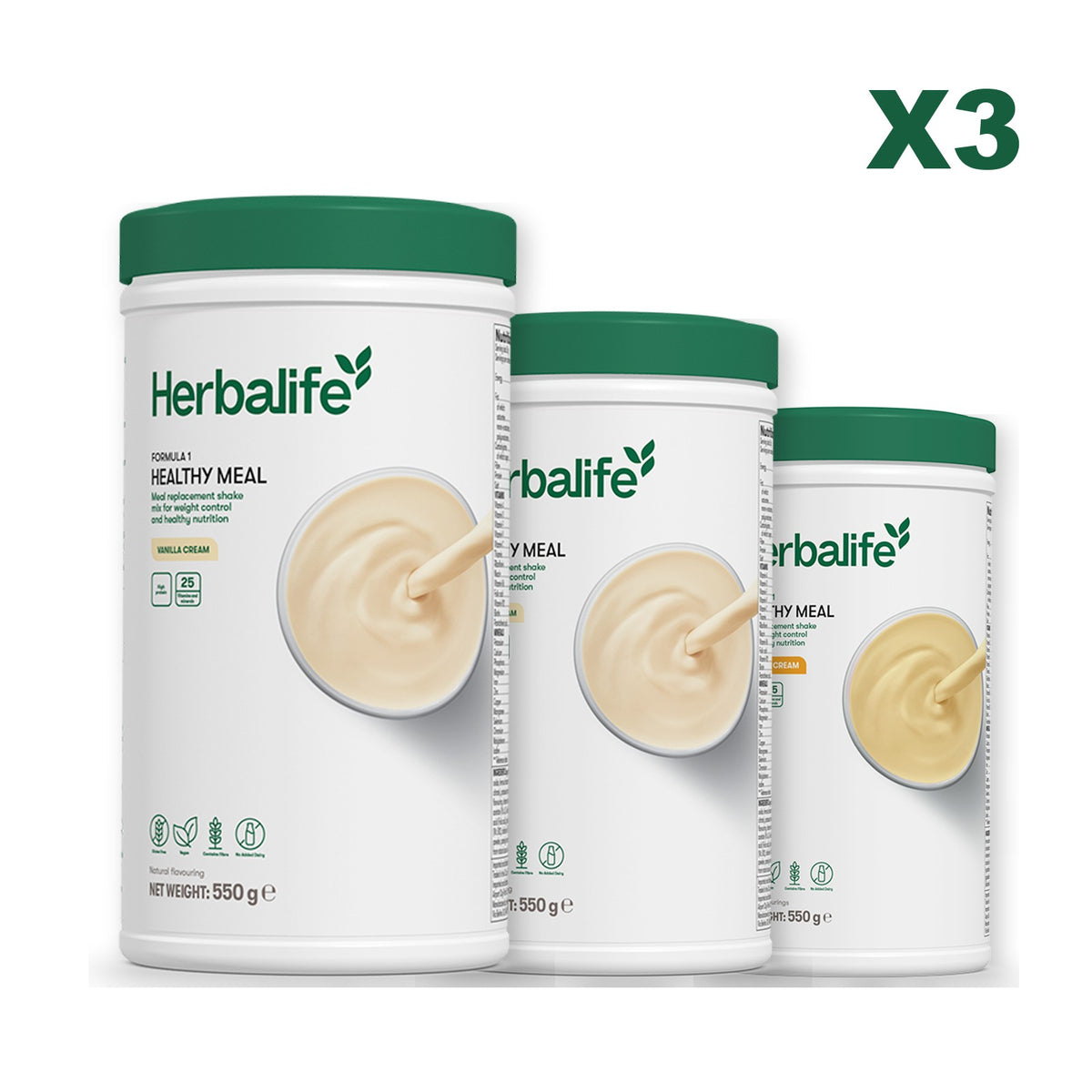 Formula 1 Vanilla plus 2 flavours of your choice - Vanilla / Banana Cream