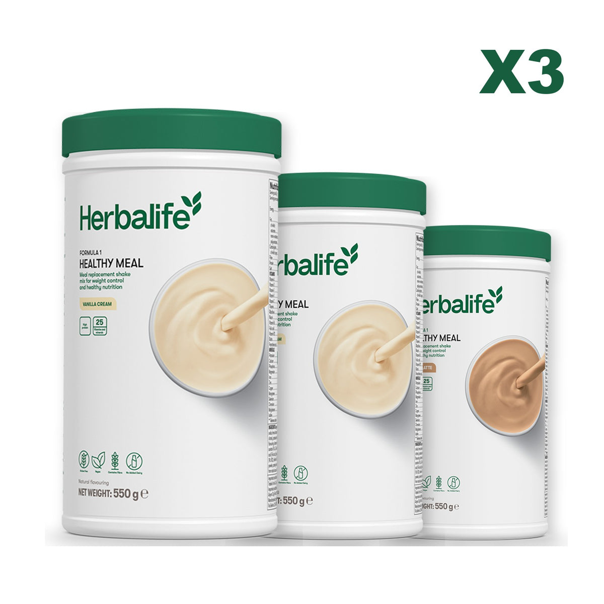 Formula 1 Vanilla plus 2 flavours of your choice - Vanilla / Cafe Latte