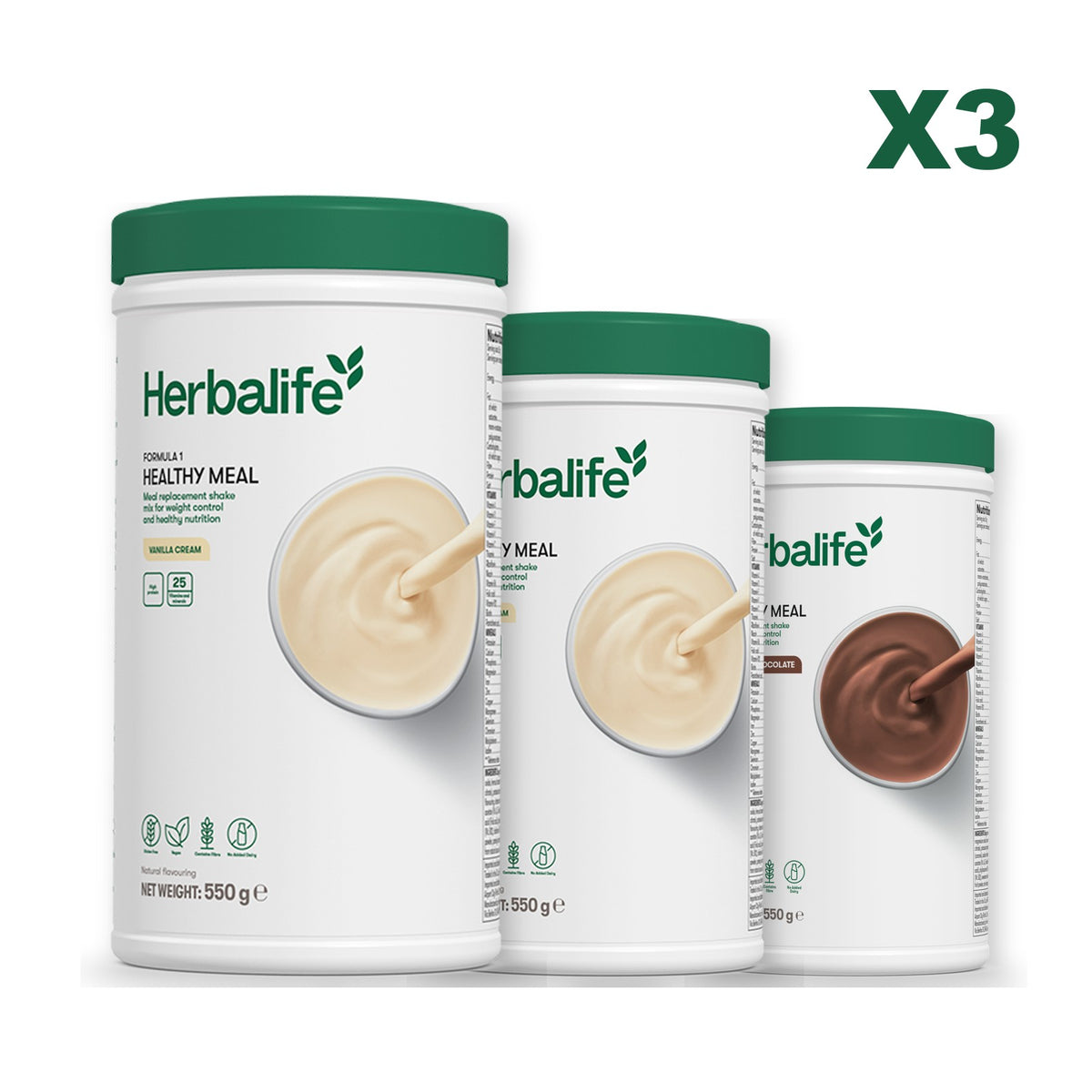 Formula 1 Vanilla plus 2 flavours of your choice - Vanilla / Chocolate