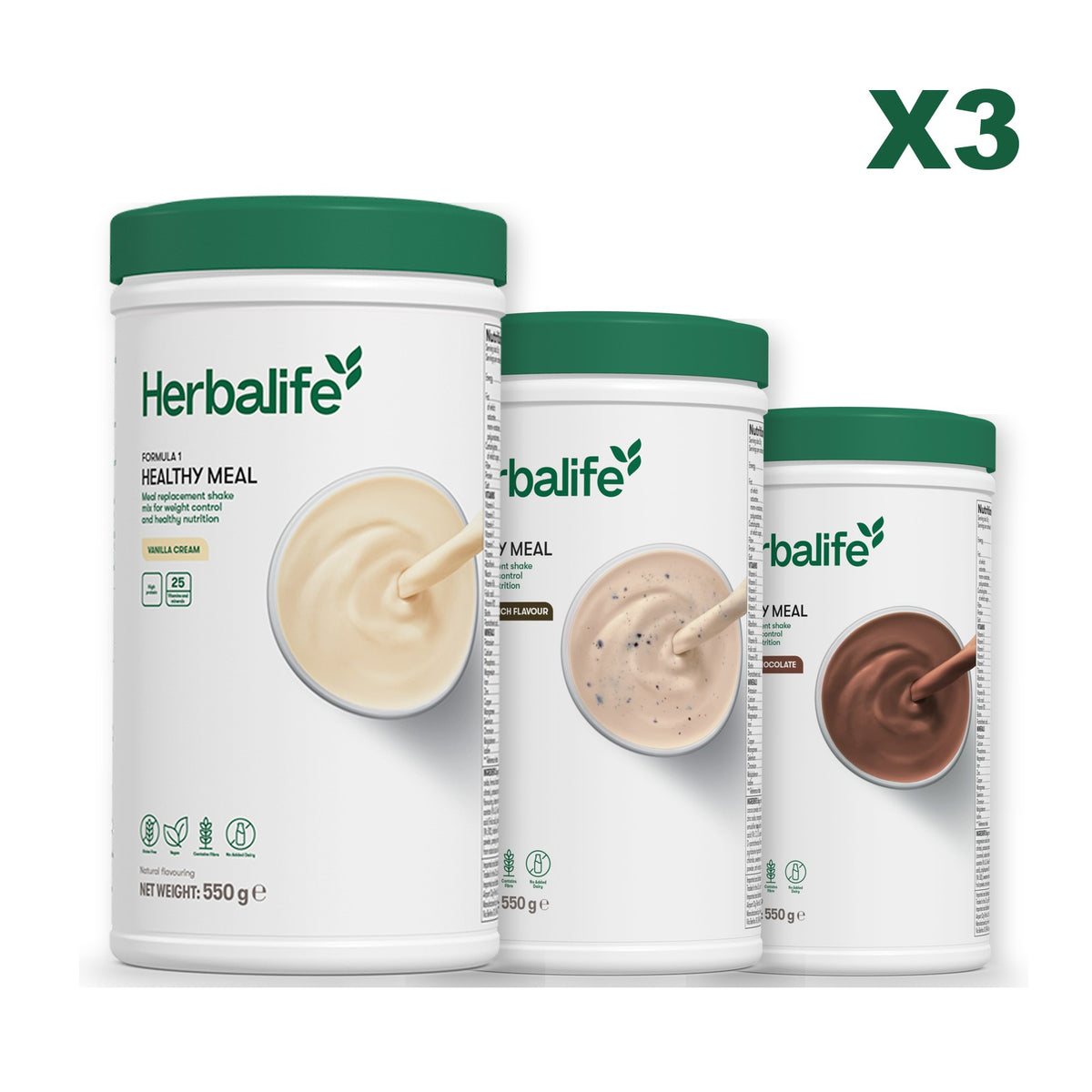 Formula 1 Vanilla plus 2 flavours of your choice - Cookie Crunch / Chocolate