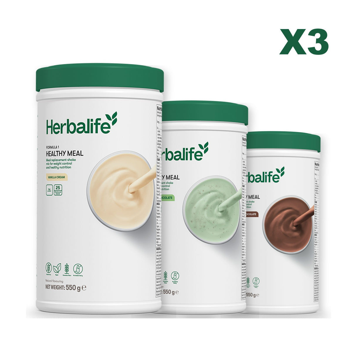 Formula 1 Vanilla plus 2 flavours of your choice - Mint Chocolate / Chocolate