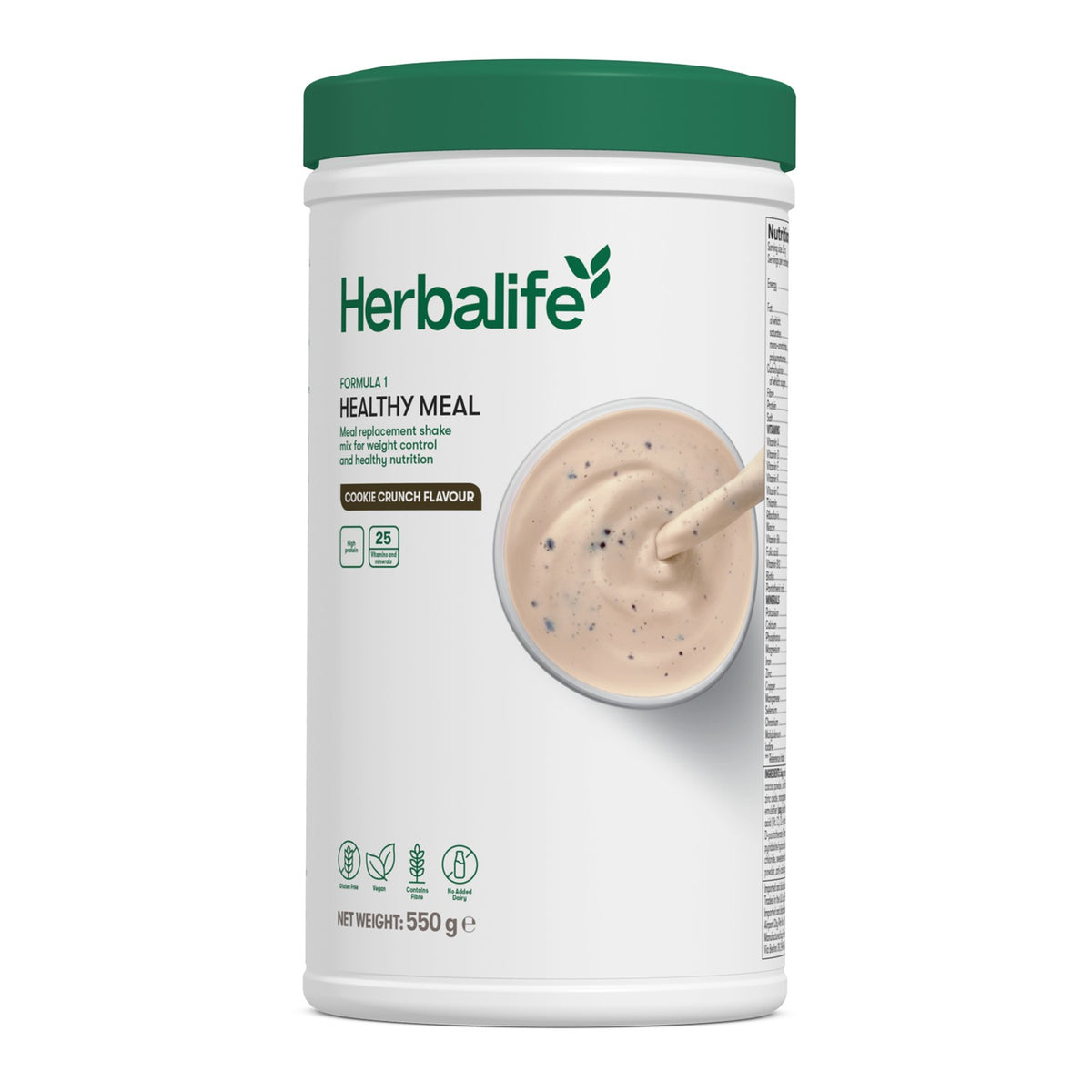 Herbalife Formula 1 Cookie Crunch shake - new packaging - Lose Weight Feel Great