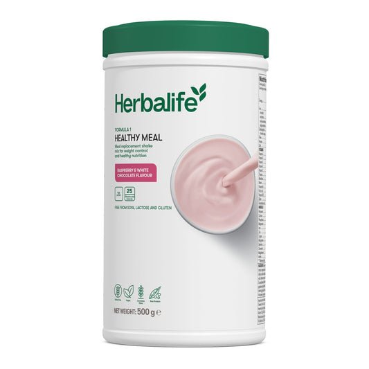 Formula 1 Free From Raspberry and White Chocolate 500g - new Herbalife packaging - Lose Weight Feel Great