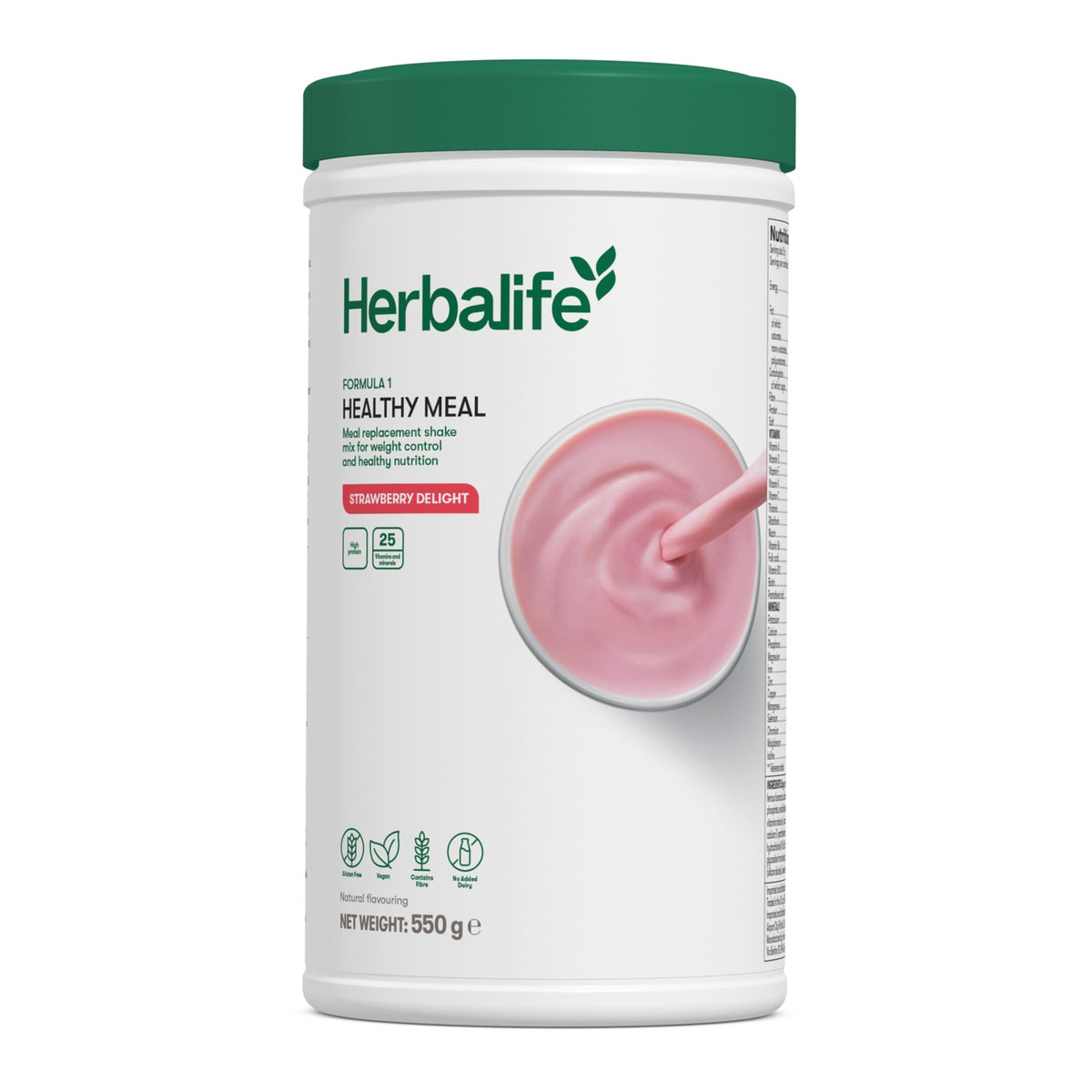 Formula 1 Nutritional Shake Mix Strawberry Delight 550g - new Herbalife packaging - Lose Weight Feel Great