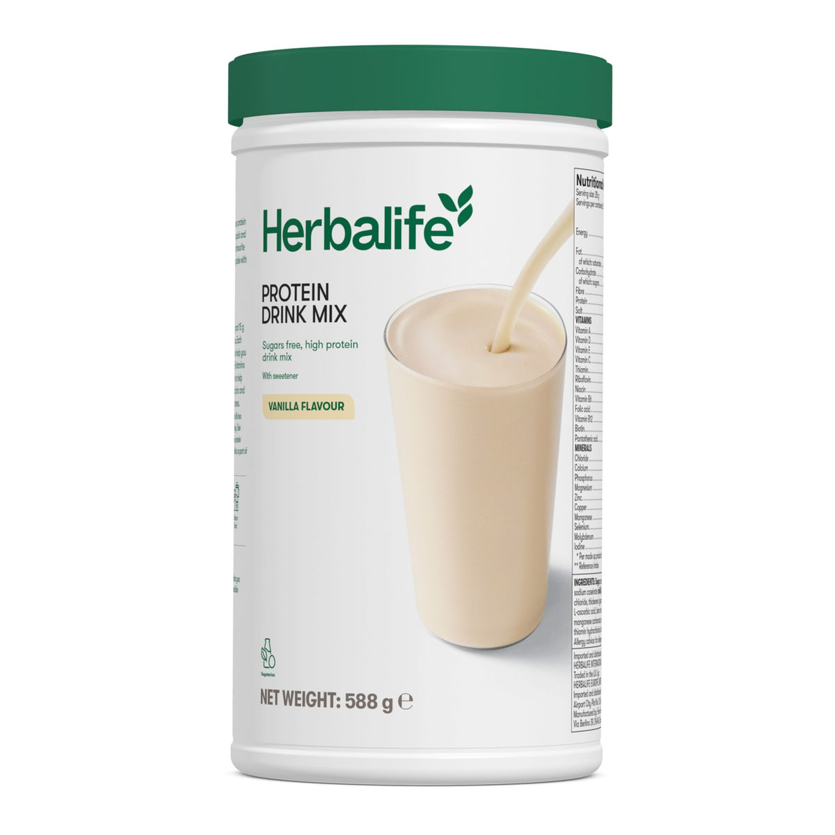 Protein Drink Mix Vanilla 588g - new Herbalife packaging - Lose Weight Feel Great