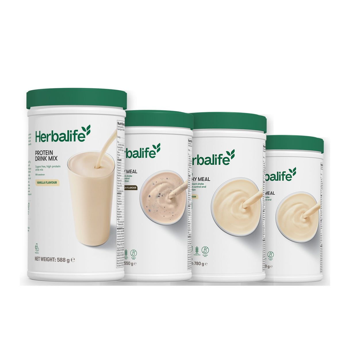 Protein Drink Mix with Formula 1 Cookie Crunch plus 2 flavours of your choice - Vanilla (Large 780g) / Vanilla (Large 780g)