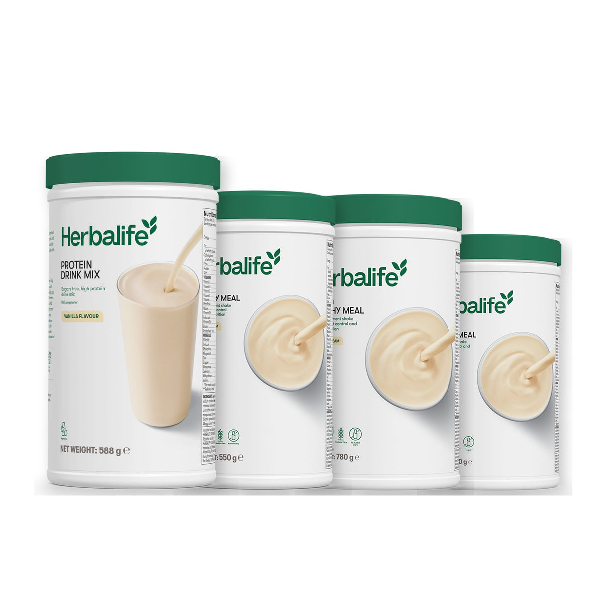 Protein Drink Mix with Formula 1 Vanilla plus 2 flavours of your choice - Vanilla (Large 780g) / Vanilla (Large 780g)