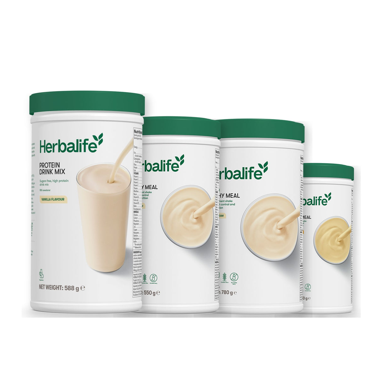 Protein Drink Mix with Formula 1 Vanilla plus 2 flavours of your choice - Vanilla (Large 780g) / Banana Cream