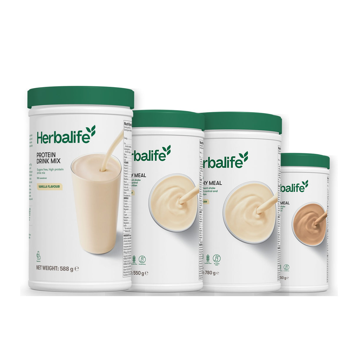 Protein Drink Mix with Formula 1 Vanilla plus 2 flavours of your choice - Vanilla (Large 780g) / Cafe Latte
