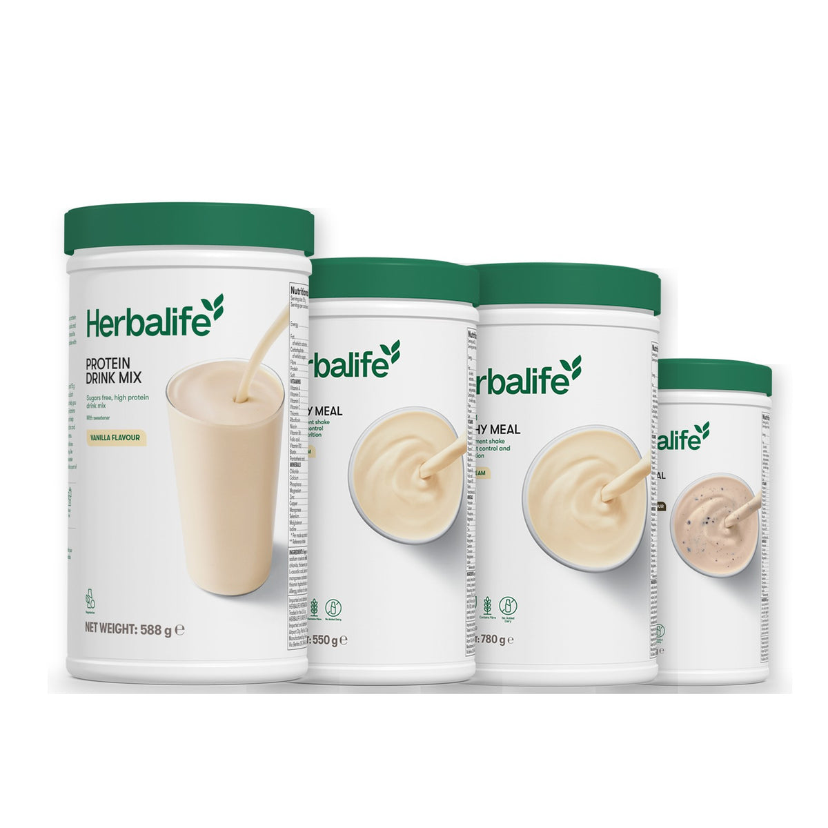 Protein Drink Mix with Formula 1 Vanilla plus 2 flavours of your choice - Vanilla (Large 780g) / Cookie Crunch