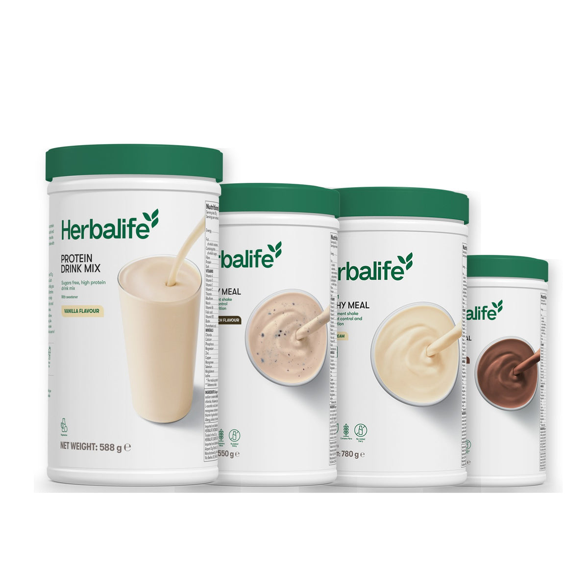 Protein Drink Mix with Formula 1 Cookie Crunch plus 2 flavours of your choice - Vanilla (Large 780g) / Chocolate