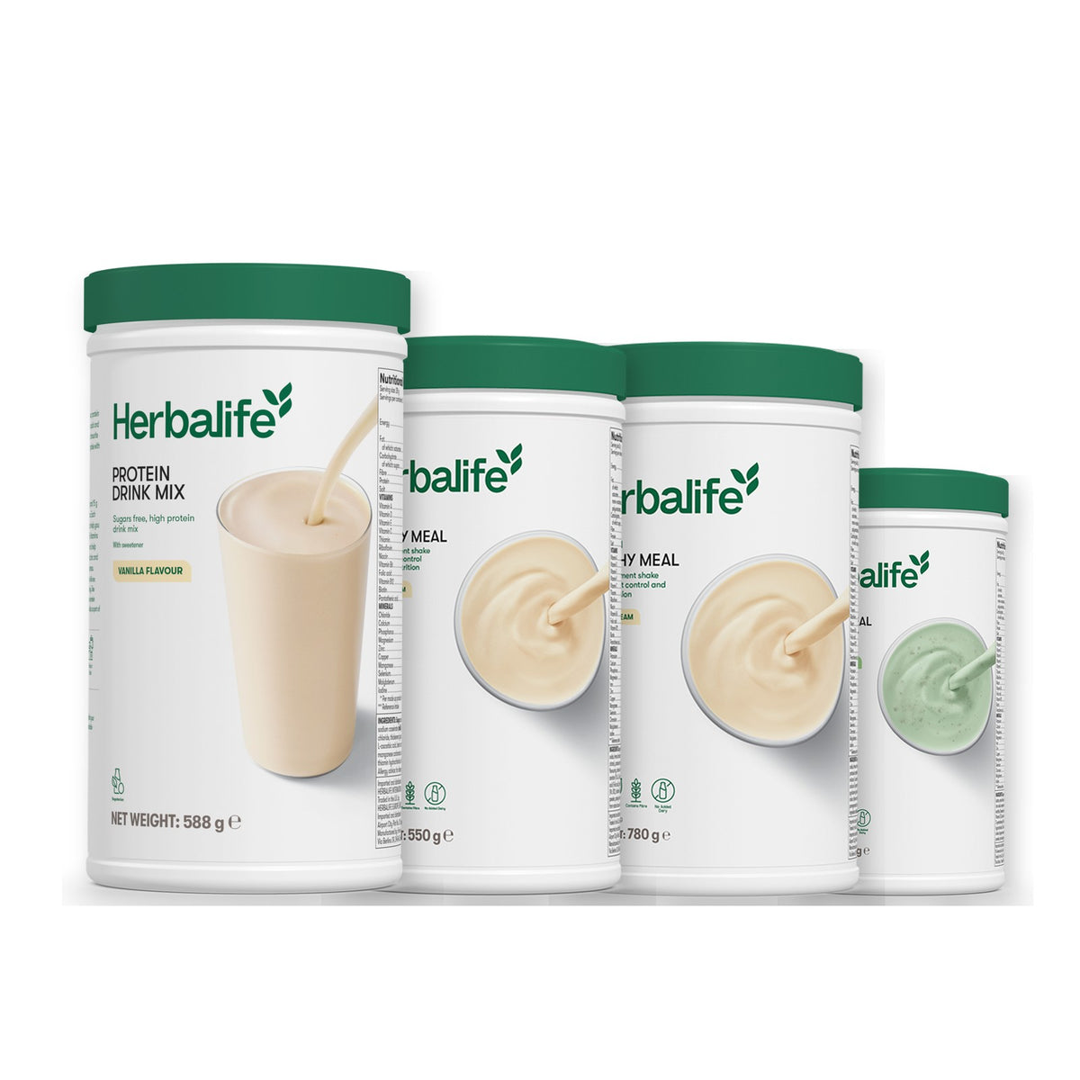 Protein Drink Mix with Formula 1 Vanilla plus 2 flavours of your choice - Vanilla (Large 780g) / Mint Chocolate