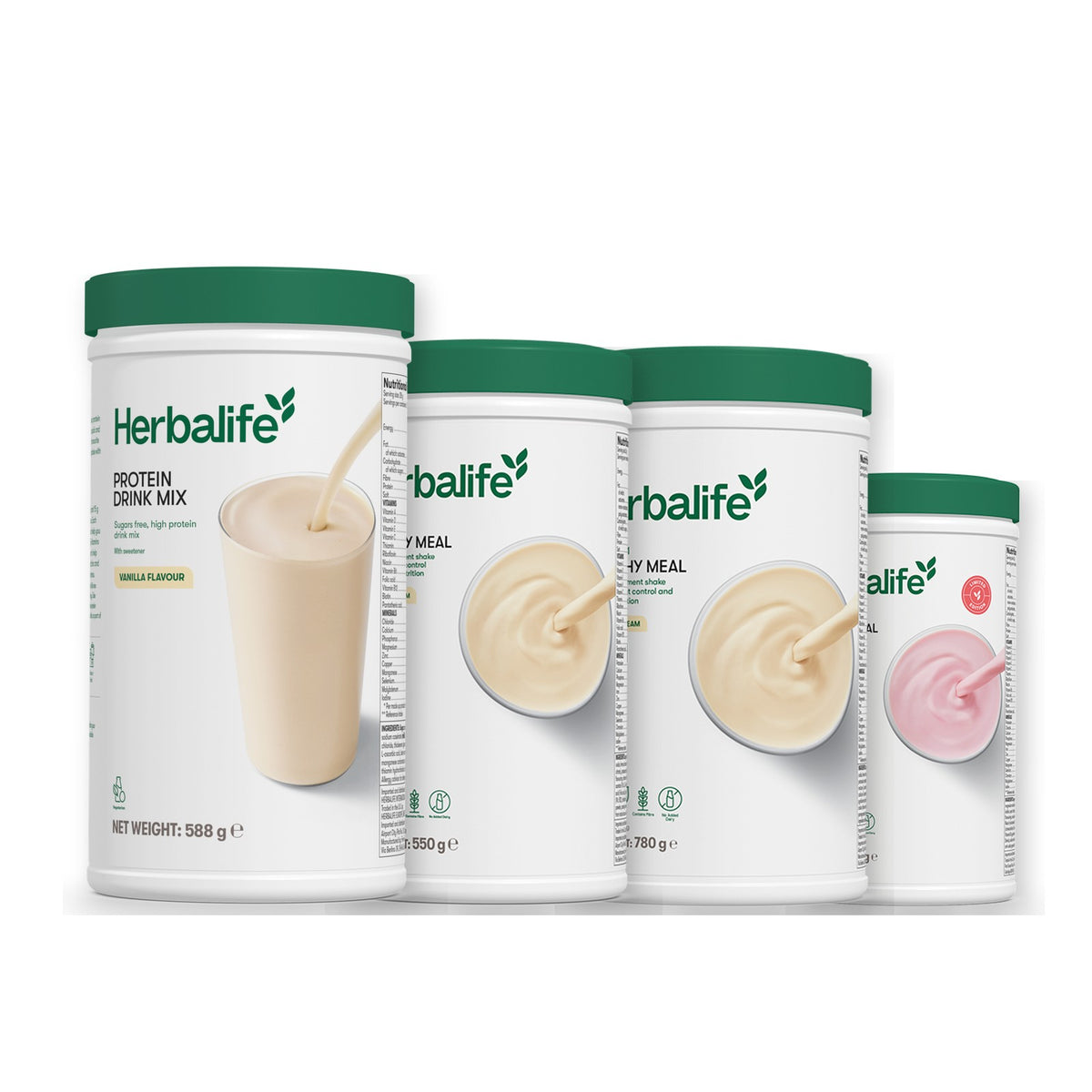 Protein Drink Mix with Formula 1 Vanilla plus 2 flavours of your choice - Vanilla (Large 780g) / Strawberry Watermelon