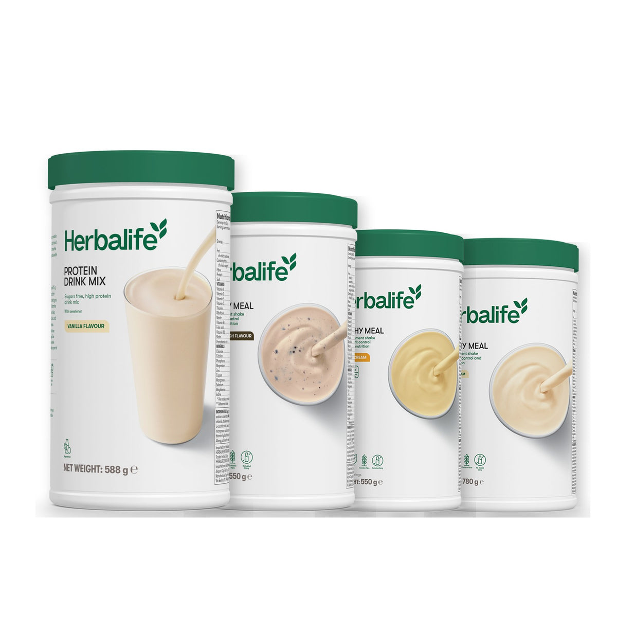 Protein Drink Mix with Formula 1 Cookie Crunch plus 2 flavours of your choice - Banana Cream / Vanilla (Large 780g)
