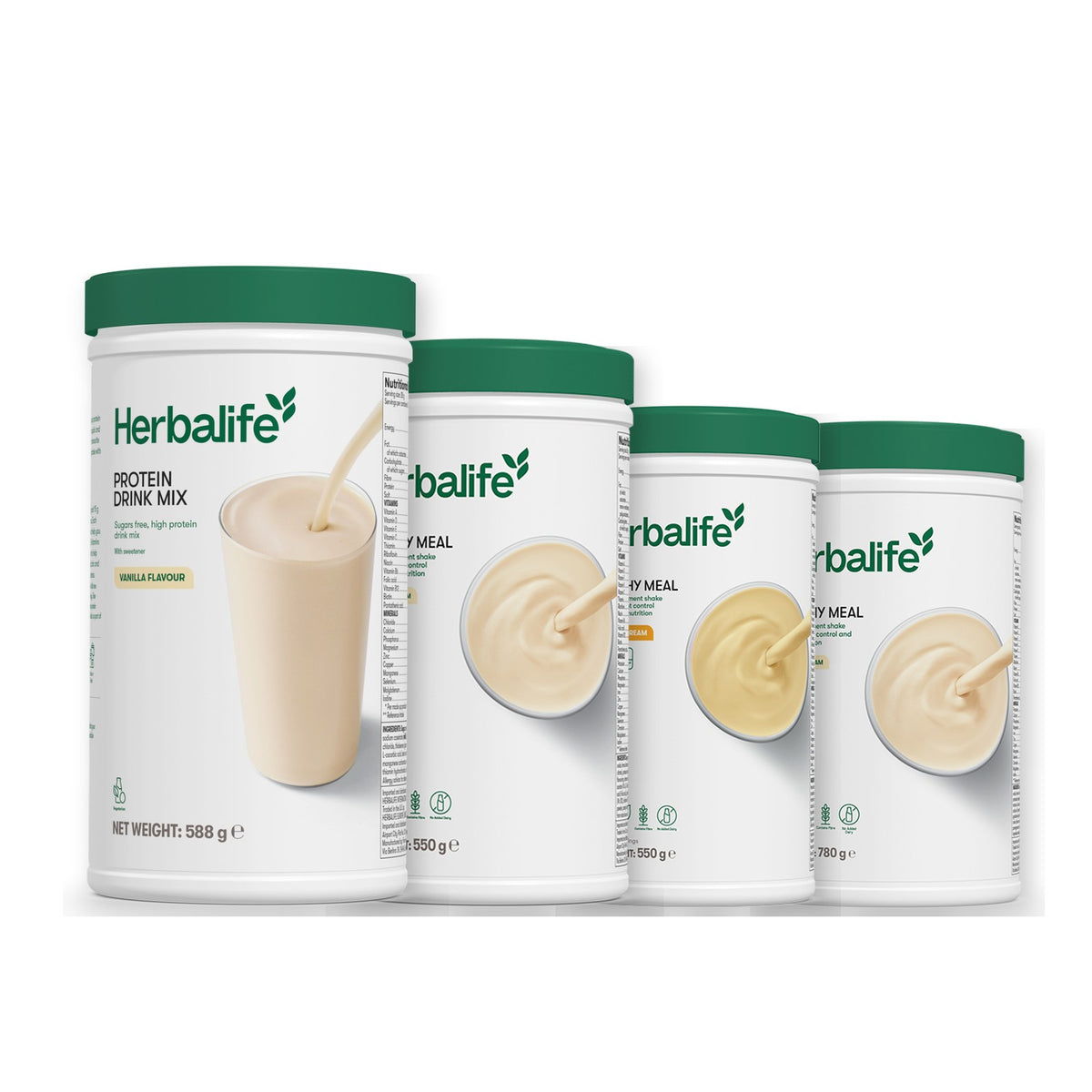 Protein Drink Mix with Formula 1 Vanilla plus 2 flavours of your choice - Banana Cream / Vanilla (Large 780g)