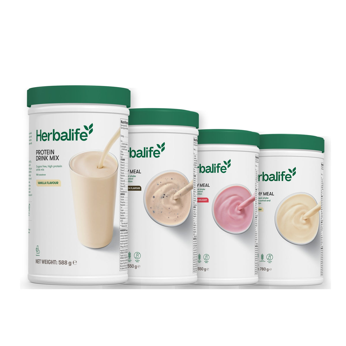 Protein Drink Mix with Formula 1 Cookie Crunch plus 2 flavours of your choice - Strawberry / Vanilla (Large 780g)
