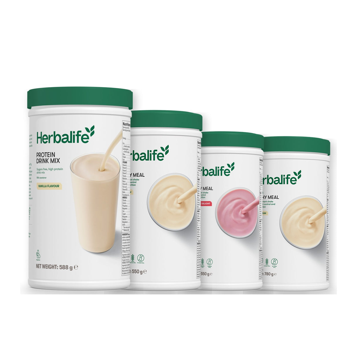 Protein Drink Mix with Formula 1 Vanilla plus 2 flavours of your choice - Strawberry / Vanilla (Large 780g)