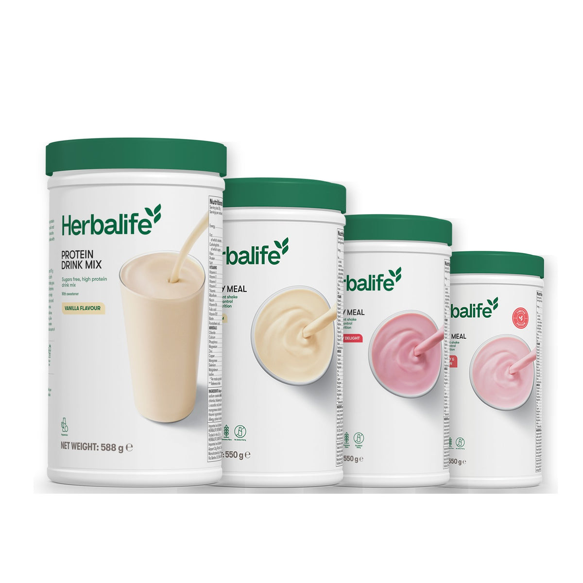 Protein Drink Mix with Formula 1 Vanilla plus 2 flavours of your choice - Strawberry / Strawberry Watermelon