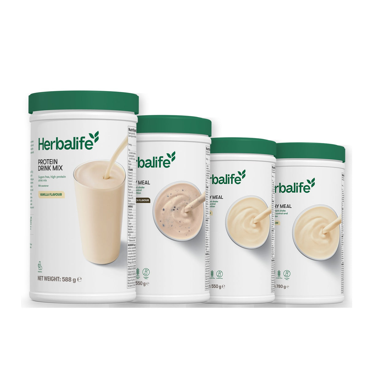 Protein Drink Mix with Formula 1 Cookie Crunch plus 2 flavours of your choice - Vanilla / Vanilla (Large 780g)