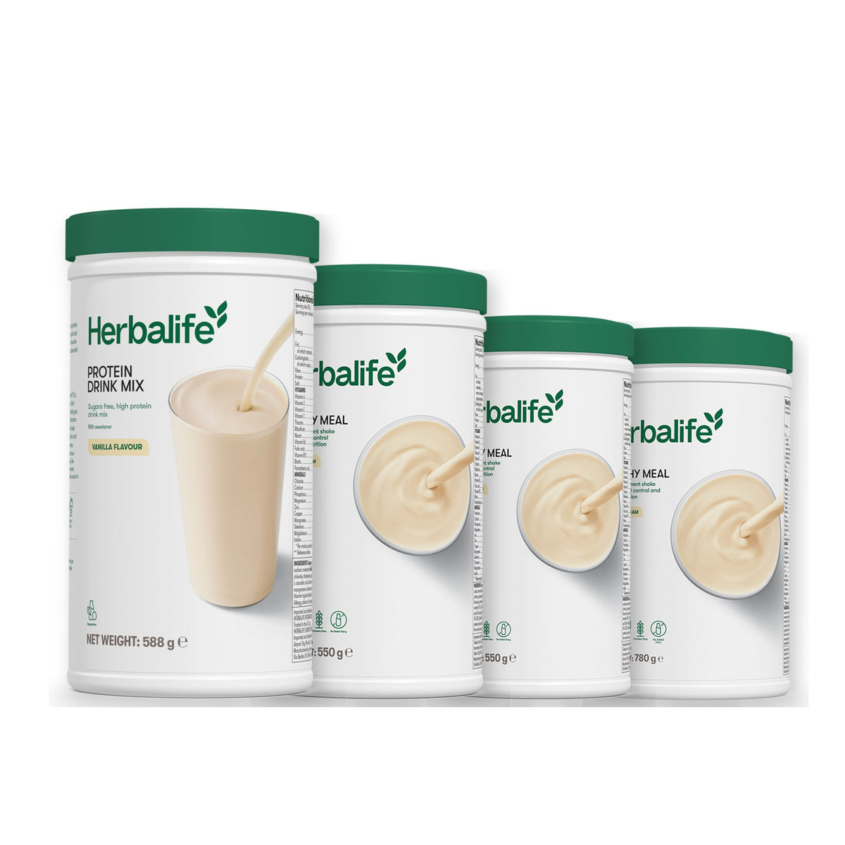 Protein Drink Mix with Formula 1 Vanilla plus 2 flavours of your choice - Vanilla / Vanilla (Large 780g)