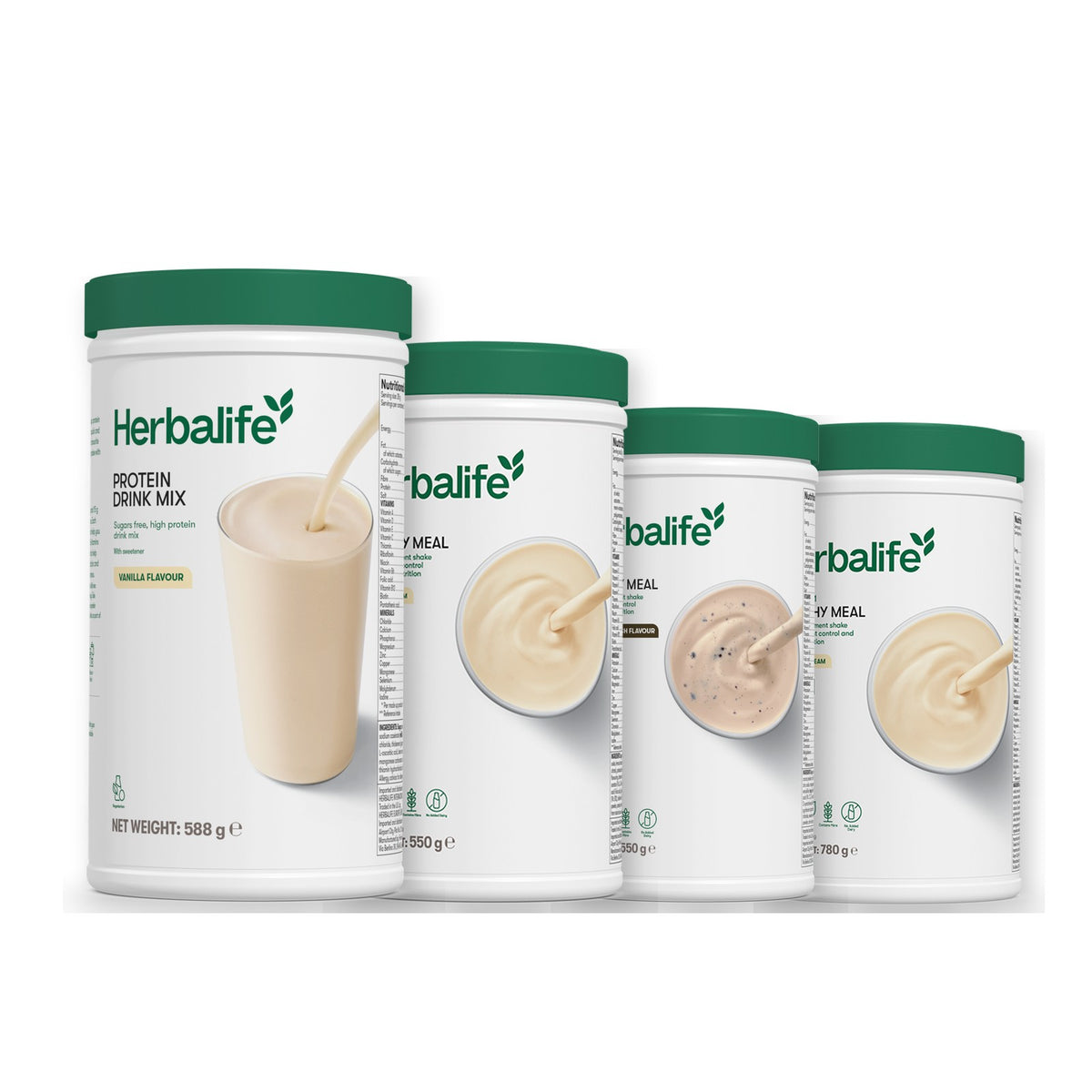 Protein Drink Mix with Formula 1 Vanilla plus 2 flavours of your choice - Cookie Crunch / Vanilla (Large 780g)