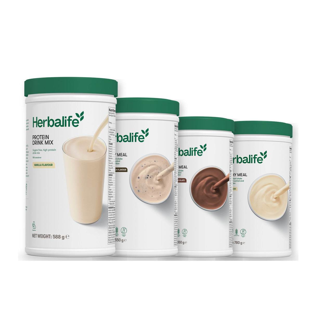 Protein Drink Mix with Formula 1 Cookie Crunch plus 2 flavours of your choice - Chocolate / Vanilla (Large 780g)