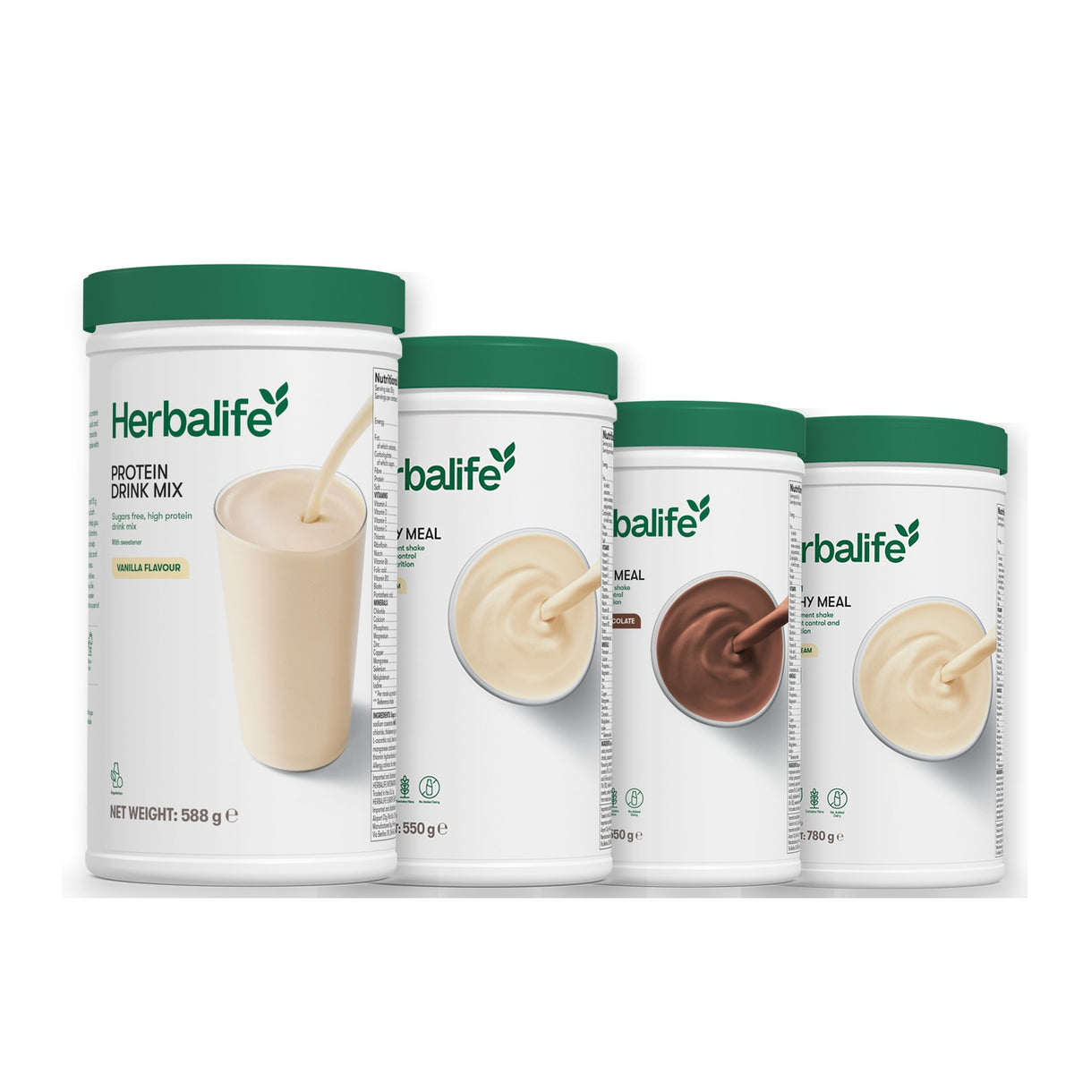 Protein Drink Mix with Formula 1 Vanilla plus 2 flavours of your choice - Chocolate / Vanilla (Large 780g)