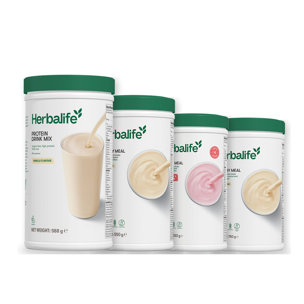 Protein Drink Mix with Formula 1 Vanilla plus 2 flavours of your choice - Strawberry Watermelon / Vanilla (Large 780g)