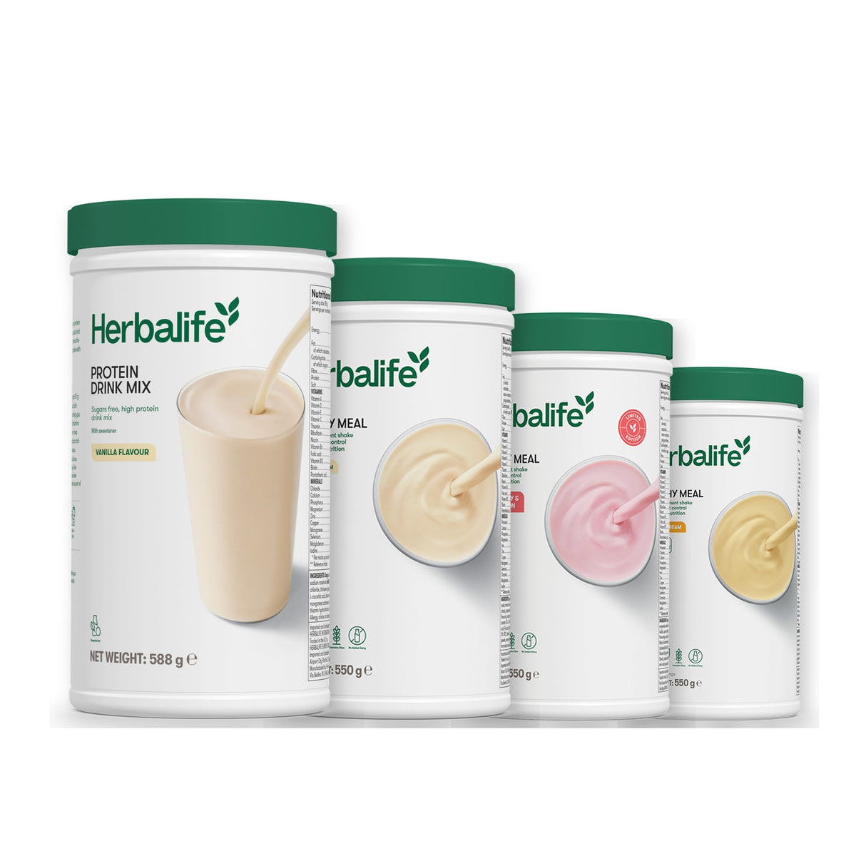 Protein Drink Mix with Formula 1 Vanilla plus 2 flavours of your choice - Strawberry Watermelon / Banana Cream