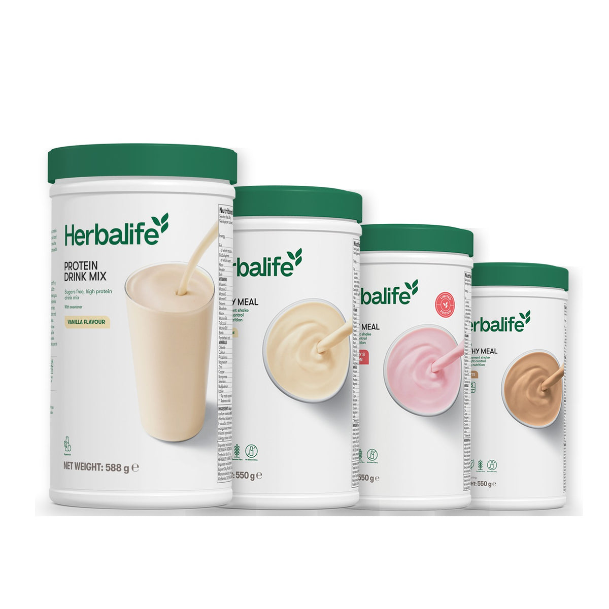 Protein Drink Mix with Formula 1 Vanilla plus 2 flavours of your choice - Strawberry Watermelon / Cafe Latte