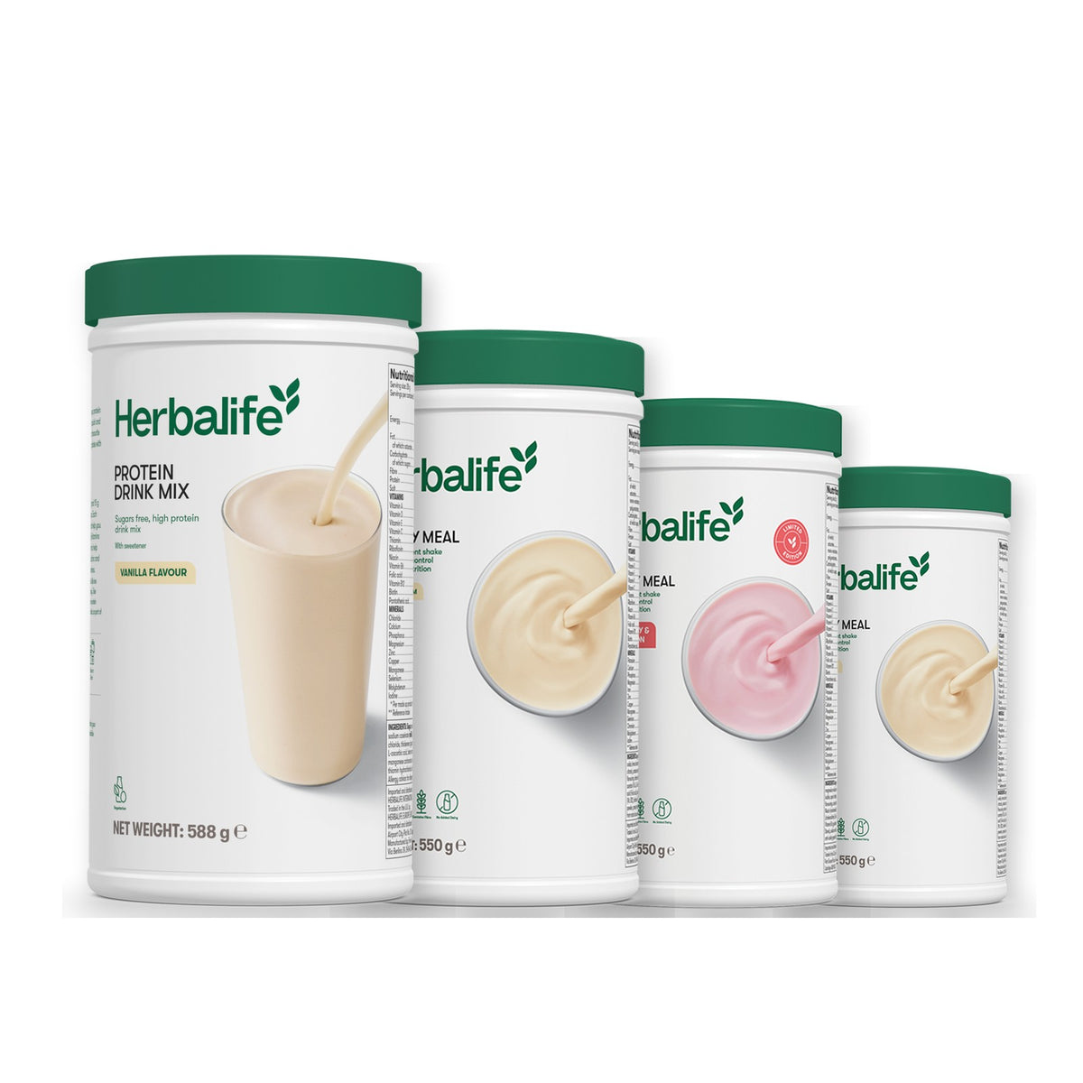 Protein Drink Mix with Formula 1 Vanilla plus 2 flavours of your choice - Strawberry Watermelon / Vanilla