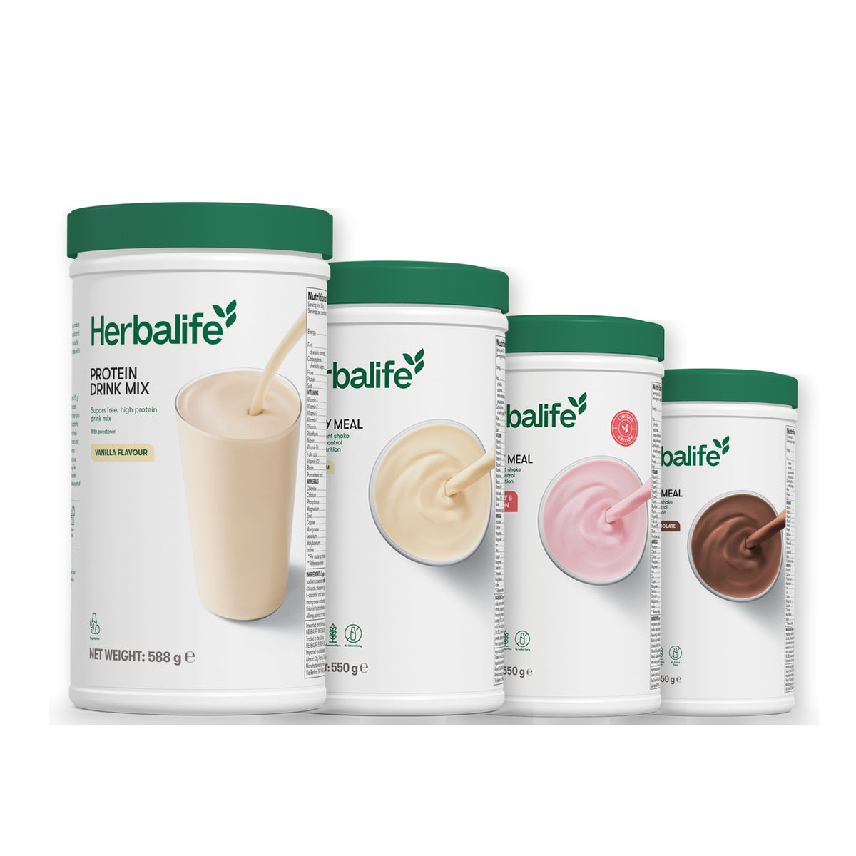 Protein Drink Mix with Formula 1 Vanilla plus 2 flavours of your choice - Strawberry Watermelon / Chocolate