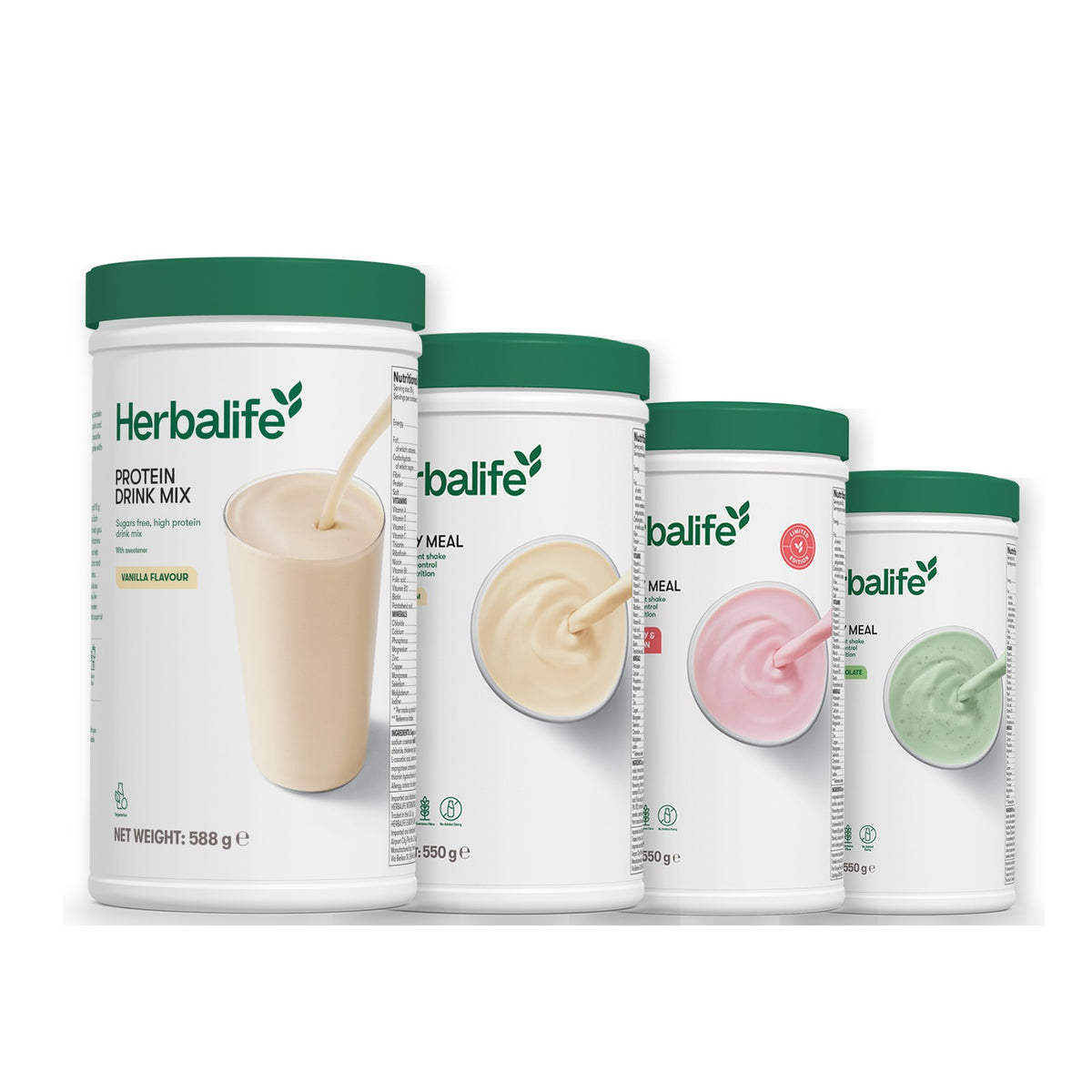 Protein Drink Mix with Formula 1 Vanilla plus 2 flavours of your choice - Strawberry Watermelon / Mint Chocolate