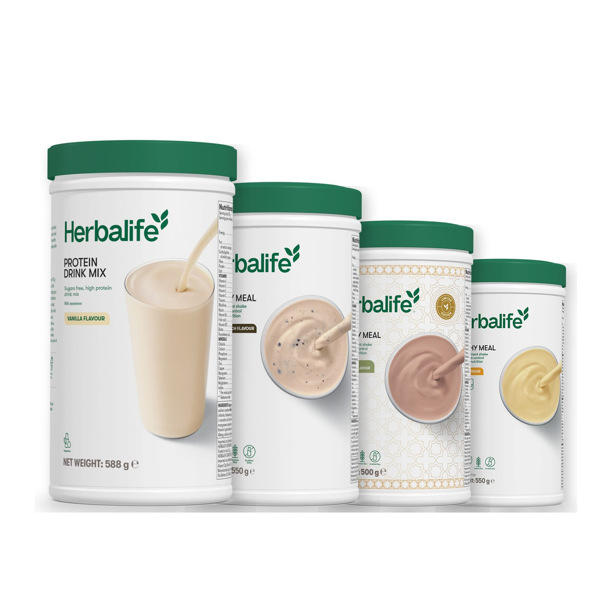 Protein Drink Mix with Formula 1 Cookie Crunch plus 2 flavours of your choice - Dubai Style Chocolate / Banana Cream