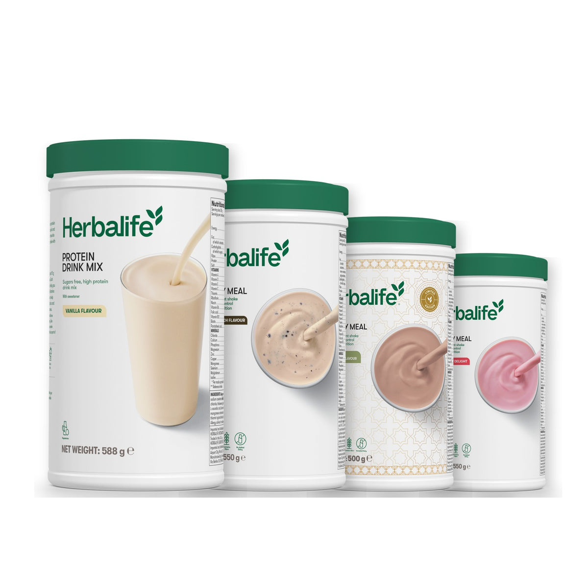 Protein Drink Mix with Formula 1 Cookie Crunch plus 2 flavours of your choice - Dubai Style Chocolate / Strawberry