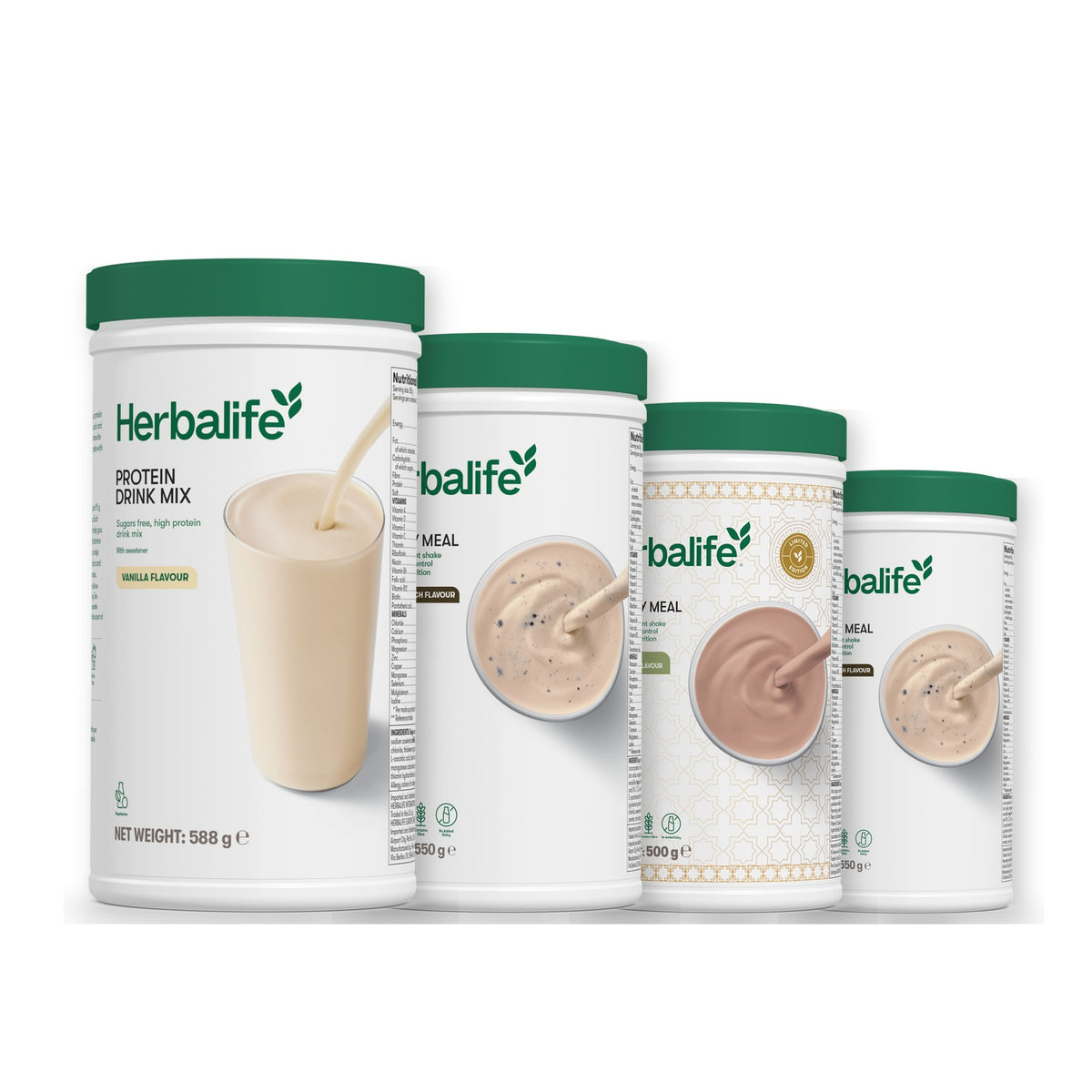 Protein Drink Mix with Formula 1 Cookie Crunch plus 2 flavours of your choice - Dubai Style Chocolate / Cookie Crunch