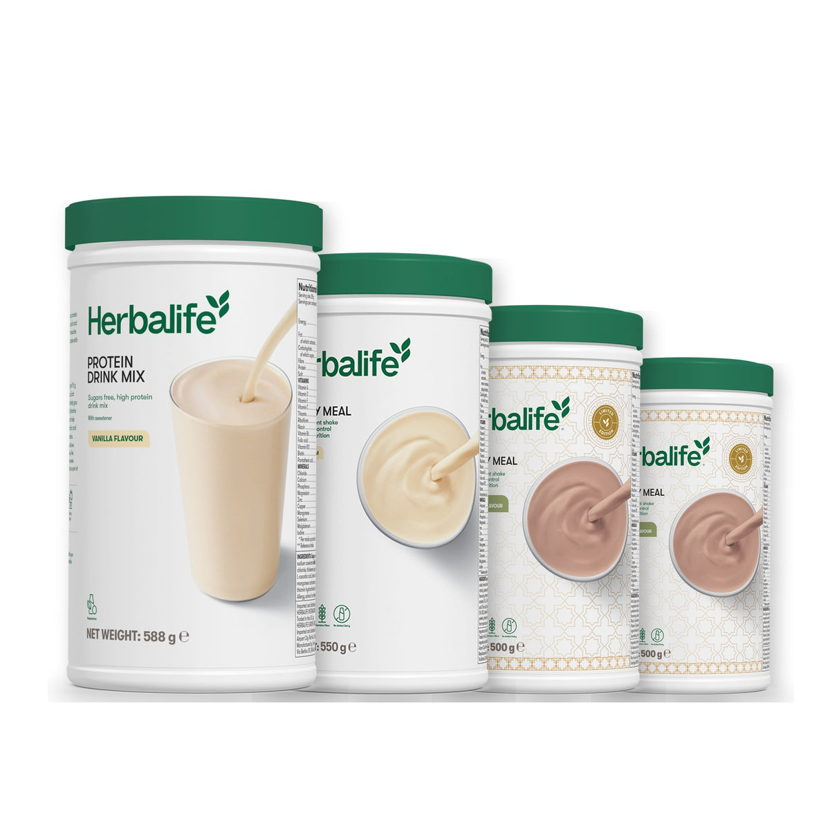 Protein Drink Mix with Formula 1 Vanilla plus 2 flavours of your choice - Dubai Style Chocolate / Dubai Style Chocolate