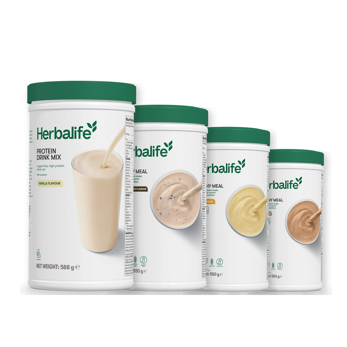 Protein Drink Mix with Formula 1 Cookie Crunch plus 2 flavours of your choice - Banana Cream / Cafe Latte