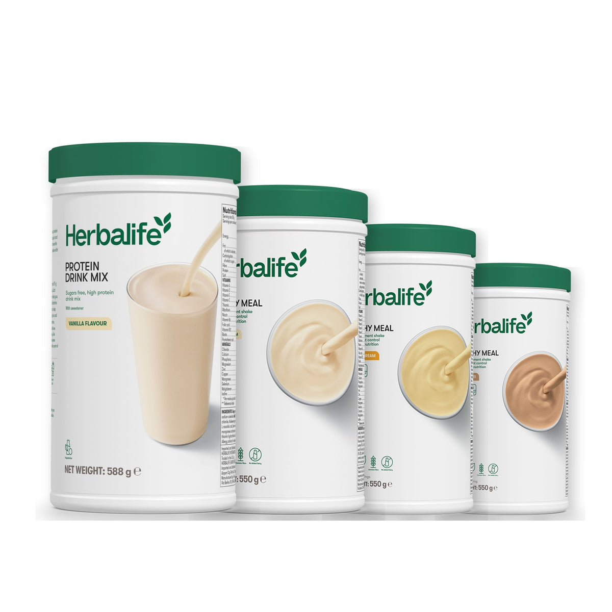 Protein Drink Mix with Formula 1 Vanilla plus 2 flavours of your choice - Banana Cream / Cafe Latte