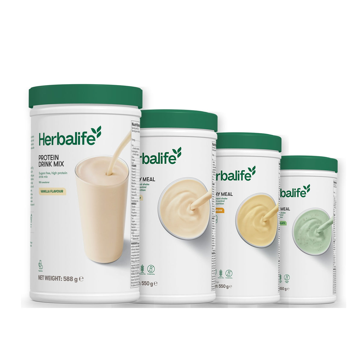 Protein Drink Mix with Formula 1 Vanilla plus 2 flavours of your choice - Banana Cream / Mint Chocolate