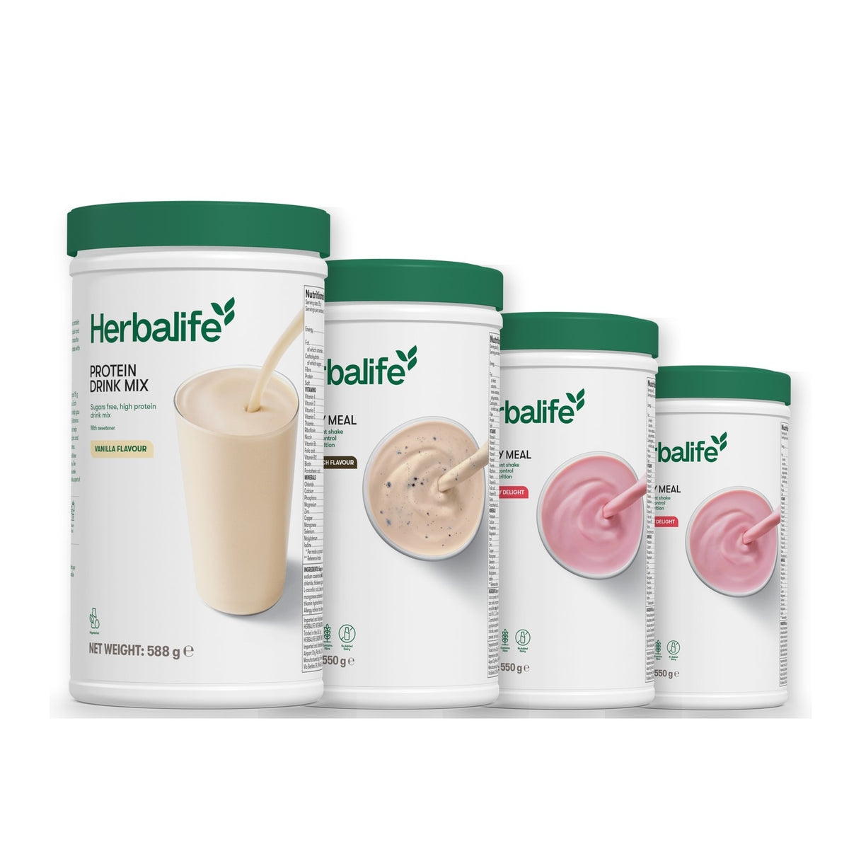 Protein Drink Mix with Formula 1 Cookie Crunch plus 2 flavours of your choice - Strawberry / Strawberry